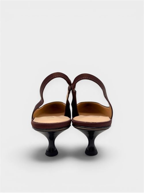 Slingback aus Satin IL LACCIO | 894R002RASOT.MORO